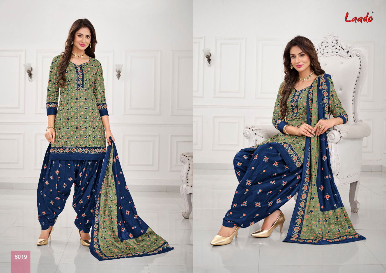 Laado 60 Latest Regular Wear Cotton Printed Dress Material COllection